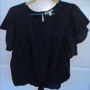 Miami Black Tied Top